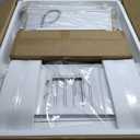 3D Printer Enclosure with Ventilation, Built-in 4 Spools Filament Rack, Thermo-Hygrometer and LED Light, Noise Reduction, Dustproof and Heat-Resistant 3D Printer Cabinet, 23.6" W x 23.6" D x 36.6" H