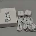 2-Pack 40W Fast Charger,2 Pack USB-C and 2 Pack Type C-C Fast Charging Cable,4-Port PD Power Adapter for iPhone 17/Pro/Pro Max/17 Air/ 16 Series/15 Series,iPad,AirPods,Watch,Samsung and More