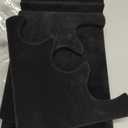 OSPNIEEK Velvet Bracelet Holder with 3 Tier Rack, Black Detachable Jewelry Display Stand T-Bar Necklace Storage Organizer for Bangles Watch Bracelets Scrunchies Organization Showcase