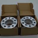 OCPTY 4 PCS 1.25" (31.75mm) Wheel Spacers 5 Lug 5x4.5 to 5x108 (5x114.3to5x108) with 12x1.5 Studs fits for Hyundai for Honda for Acura for Lincoln for Jeep for Toyota ford Wheel spacers