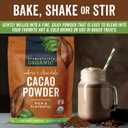 Organic Cacao Powder, Unsweetened, 1 lb (454 g)  Rich Dark Chocolate Flavor, Perfect for Baking, Smoothies & Hot Chocolate  Vegan, Keto, Paleo, Non-GMO & Gluten-Free Cocoa Powder (1 Pound (Pack of 1))