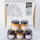 La Vieja Fabrica Fruit Spread Gift Box – Includes Sweet Orange, Peach, Apricot, Raspberry & Strawberry Jam – 9.9 oz (5 Jars)
 BB 9/11/2025