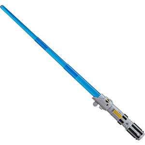 STAR WARS Lightsaber Forge Luke Skywalker Electronic Extendable Blue Lightsaber Toy, Customizable Roleplay Toy, Kids Ages 4 and Up