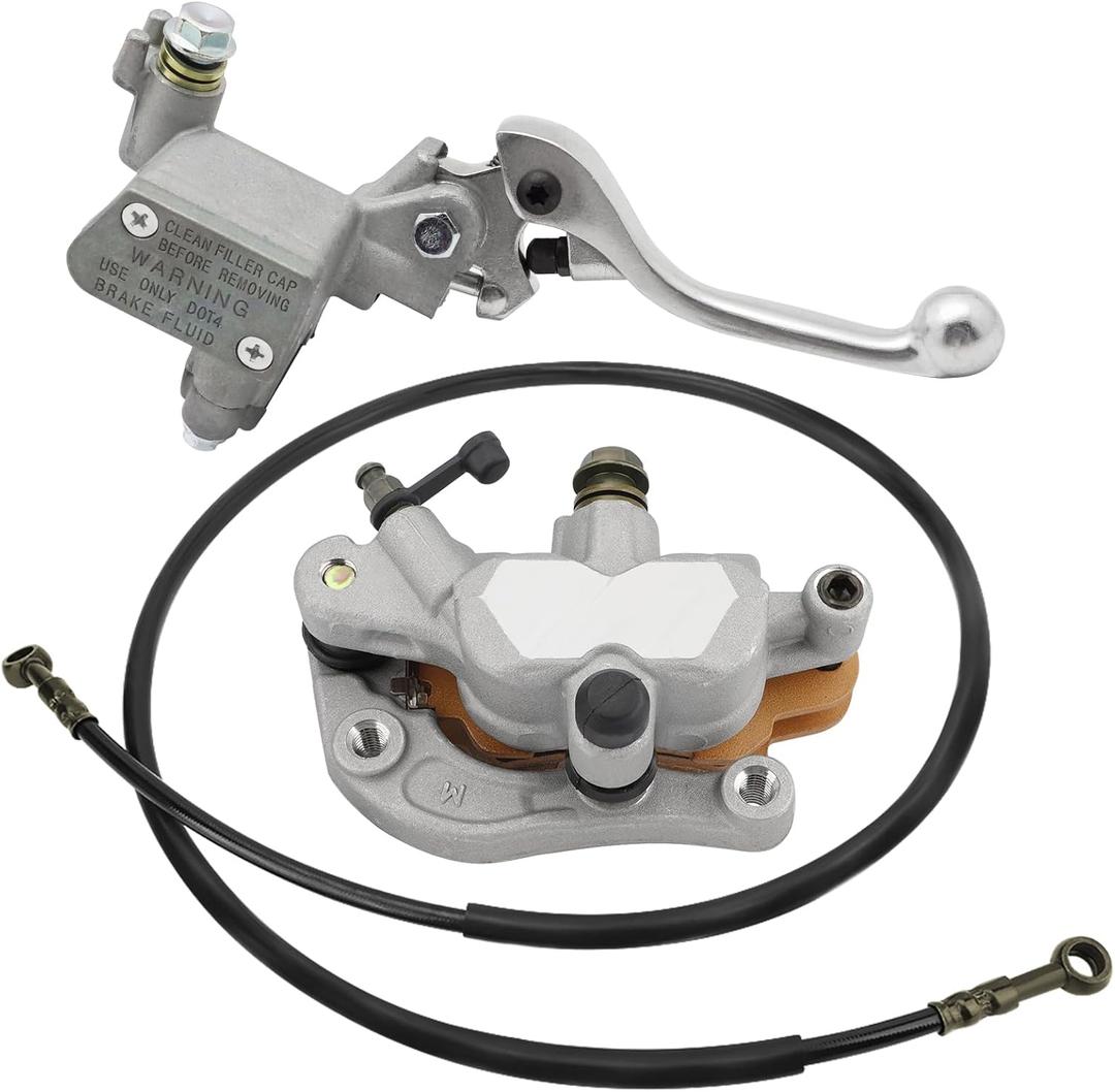 M MATI Front Brake Caliper Master Cylinder Hose Assy for Yamaha YZ250 YZ250F YZ450 YZ450F 2007-2015 YZ125 YZ250X 2008-2016 5XC-W2587-00-00 5XC-2580T-G0-00 5XC-25872-L0-00