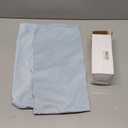 DEZENE Throw Pillow Cases 18x18 Light-Blue: 2 Pack Cozy Soft Velvet Square Decorative Pillow Covers for Farmhouse Home Decor