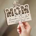 Remember I Love You Mom Ornament 2026 - Mothers Day Birthday Gifts for Mom Stepmom Gigi Nana Grandma, Thank You Mother Gift from Daughter Son, Wooden Ornament for Hanging Decor