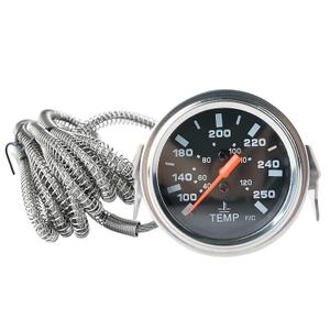 Mechanical Car Water Temp Temperature Gauge Endxedo 2'' inch 52MM Pointer Electrical Water Temperature 12V Temp Gauge Car Meter with Sensor NPT 1/2