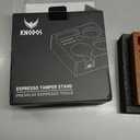 54mm Espresso Tamping Station For Breville Espresso Machine Accessories Rosewood Tamper Stand & Portafilter Holder