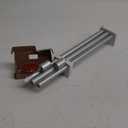 TONIAL Curtain Rod 16 to 30 Inch(1.3 to 2.5 ft), Adjustable Splicing Window Curtain Rods, 3/4 Drapery Rods for Windows, Decorative Single Rod with Modern Cap Finial, Silver