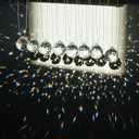 HDCRYSTALGIFTS 48pcs Clear Crystal Ball Prism 20mm Chandeliers Prism Sun Shine Catcher Rainbow Pendants Maker, Hanging Crystals Prisms for Windows Glass Ball Ornaments for Christmas Tree