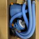 Anqtovp 2500 GPH Sand Filter Pump for Above Ground Pools 24 Hour Timer 6 Way Valve Efficient Circulation Filtration Up to 12000 Gallons 1 Piece