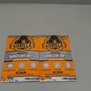 Gorilla Permanent Adhesive Dots, Double-Sided, Clear, 0.5" Diameter, 150 Pieces (Pack of 2) - No Mess, Photo Safe