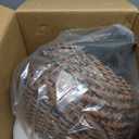 Arturesthome Rattan Pendant Light for Kitchen Island, Wicker Chandelier, Handmade Woven Hanging Ceiling Lighting Fixtures Lampshade for Living Room Bedroom (15.7" * 15.7")