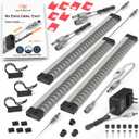 LED Under Cabinet Lighting Touch Cabinet Light Built-in Adjustable Cable No Messy Wires! 3 Panel Under Counter Lights for Kitchen Garage Pantry Closet 6500K 1350Lm Super Bright for Timer Smart Plug (Cool White 6500K)