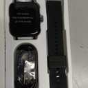 Smart Watch for Men Women SmartWatch 1.83" for iPhone Samsung Android Phone Compatible, Fitness Tracker Watch with Pedometer, Heart Rate/Sleep Monitor, Blood Oxygen, IP68 Waterproof (Black)