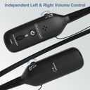 WallarGe Rechargeable Neckband Hearing Amplifier for Conversation or TV Watching, Digital Hearing Amplifier for Seniors Adults with Volume Control, Bluetooth Earphones for Seniors