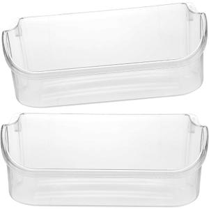 Door Shelf/Bin FFSS2615TP0/O, FFSS2615TS0/O, FFSS2625TS0/O, LGHX2636TF0/O, FFSS2615TE0/O, LFSS2612TF0/O, FFSS2615TE2 for Frigidaire Refrigerator- Top Door Shelf 240356402 Replacement.(2-PACK)