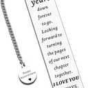 20th Anniversary, Gifts for Couple Him Her 20 Year Wedding China Anniversary Bookmark for Wife Husband or Parents - Twenty Anniv. for Women Men Platinum Anniversary Marriage Presents for Men