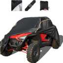 KEMIMOTO PRO XP Cover X3 Heavy Duty UTV Cover 2 Seater Large Size Compatible with Can-Am Maverick X3, Polaris RZR PRO XP, Talon, Commander, YXZ1000R, 2-3 Seater Reflective Strip Sturdy in Wind