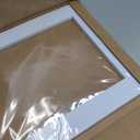 Somime 10 Pack Pre-Cut 16x20 White Picture Mats for 12x16 Photos - White Core Bevel Cut Frame Matte, Acid Free, Ideal for Frames/Artwork/Prints