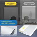 DENFOON Motorized Blinds with Remote,Automatic Blackout Shades for Windows