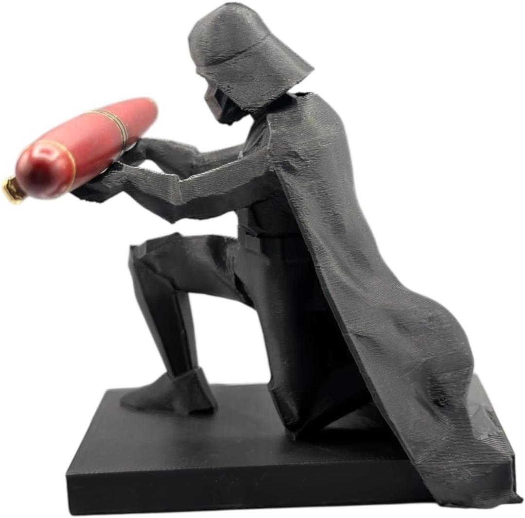 Darth Vadar Pen Holder Desk Office Decor Cool Nerdy Fun Accessories Funny Gadget Great Gift Idea for Father's Day Christmas Stocking Stuffer Birthday or Teacher Appreciation