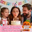 Crochet Orange Gift for Mom, Gifts for Mom, Mom Birthday Gifts, Mothers Day Gifts, Cute Keepsake Decor, I Love You Mom Gift from Daughter Son Husband