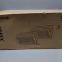 Shinic 2 Packs Electric Garage Heaters with Remote Control, 1500W/750W Ceiling Mounted Radiant Quartz Heater with Work Light, 90 Rotation, 5 Mode Settings, Electric Heater for Garage, Shop, Patio