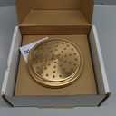 Moen Brushed Gold 7-Inch Single Function Shower Head with Immersion Rainshower Technology, S176BG