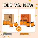 Fall Candles Set | 4 Pack Candles for Home Scented Natural Soy Wax, Autumn Gifts Set for Women Men, Fall Fragrance of Hellofall, Spice Pumpkin, Apple Cider, Hot Cocoa (7 oz Fall Jar)