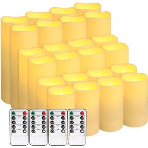 24-Pack LED Flameless Candles with Remote Control - Perfect for Home, Parties, and Special Occasions - Create a Magical Ambiance Effortlessly