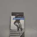 ABIRAM Ankle Brace for Men & Women - Adjustable Compression Sleeve with Wrap, Ion-Matrix Support for Sprained Ankle, Plantar Fasciitis, Achilles Tendonitis Relief - Breathable Gear for Running, Sports (Small, Black)