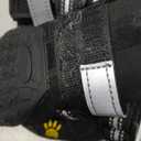 Dog Shoes, FISHOAKY Dog Shoes for Large Dogs, 360Anti Slip Medium Dog Boots & Paw Protectors Winter Snowy and Summer Hot Pavement, Waterproof 4Pcs Dog Booties with Reflective Strips (Size 4)