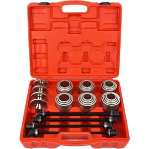 28PCS ProfessionalPress & Pull Sleeve Kit for Removing Bearings Bushes Seals