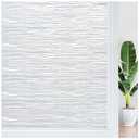 Haton Window Privacy Film, Frosted Glass Privacy Window Clings, Sun Blocking Frosting Opaque Coverings, Static Cling Removable Decorative Stickers for Home Door, Non-Adhesive 29.5" x 78.7"