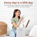 SereneLife Towel Warmer - 23L Capacity Bucket with Timer Function, Fits Up to Two Oversized Towels for Bathroom, Wood