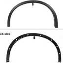 2PCS Textured Front Fender Molding Trim LH&RH Side Fits for 2014-2020 Nissan Rogue Replaces 638609TA1A, NI1291101,638619TA1A,NI1290101