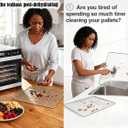 Dehydrators Tray Liners: 10-Pack 14x21 inch Mesh Silicone Dehydrator Sheets - Max Airflow, Non-stick & BPA free