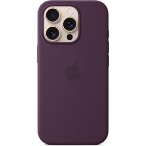 Apple iPhone 16 Pro Silicone Case with MagSafe and Camera Control: Lightweight Phone Case, Wireless Charging Compatible, Smooth Matte Finish; Plum