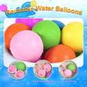 5PCS Reusable Water Balls Quick Fill for Summer Water Fight Beach Outdoor Game Toy Solid Assorted Colors(Random Color)