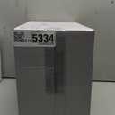 RIZZARI Large Water Dispenser for Dogs: 8L Gravity White Automatic Stainless Steel Waterer - 100% BPA Free - Raised Pet Feeder for Pet Dogs Indoor/Outdoor (Pearl)