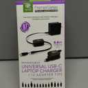 ReTrak 65W Retractable Universal Laptop Charger + 14 Tips USB C