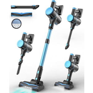 UML0 N8 Cordless Vacuum Cleaner,Lightweight Stick Vacuum with Powerful Suction,2200mAh Battery, 40 Mins Runtime,Self-Standing,Rechargeable Vacuum Cleaners for Home Hardwood Floor Carpet Pet Hair