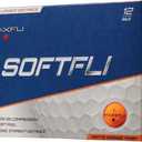 Maxfli SoftFli Matte Golf Balls (orange)