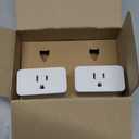 Amazon Basics Smart Plug, Works with Alexa Only, 2.4 GHz Wi-Fi, No Hub Required, 2-Pack, White