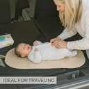 Beautiful Portable Baby Changing Pad - Wipeable and Easy to Clean Diaper Changing Mat - The Perfect Waterproof Vegan Leather Pad for Traveling