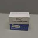 Wrklly Rechargeable Ultrasonic Retainer Cleaner Machine | 50kHz 1.9 inch Ultra-Thin Portable | Night Guard Aligners Jewelry |6pcs Cleaner Tablets Included | Quick & Deep Clean Modes（Pearl White）