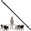 Add-On Accessory Bungee Leash | Add One Medium Dog Up to 45 lbs | Requires Purchase of Two Medium Dog Hands Free Bungee Leashes Sold Separately | Buy One for Three Dogs | Buy Two for Four Dogs