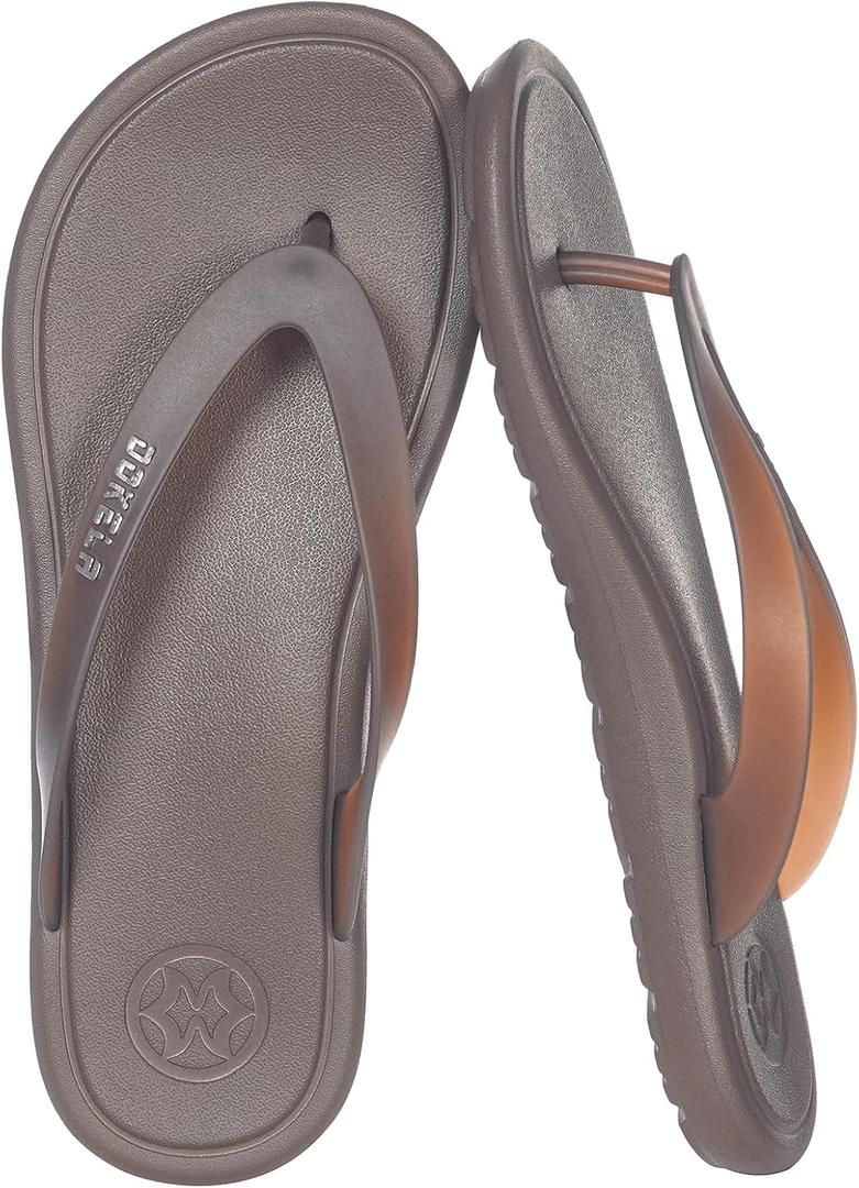 Dokela Flip Flops for Women Beach Thong Sandals Slip On Indoor Outdoor