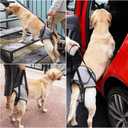 Dotoner Dog Sling Hind Leg Support to Help Rehabilitate The Hind Limbs of Elderly Dogs with Weak Hind Legs Disabilities and Injuries Dog Harness Helps Arthritis ACL Recovery (M, Grey)